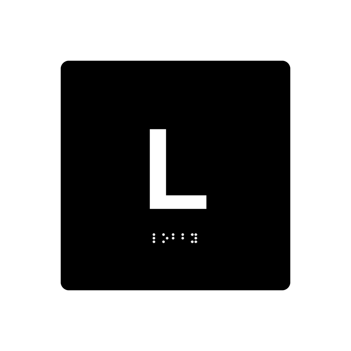 Lobby/L Floor Braille Sign