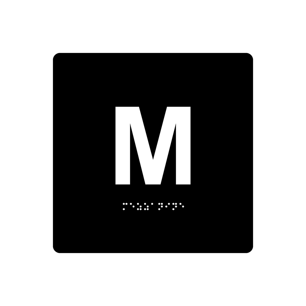 Main Floor/Mezzanine/M Floor Braille Sign